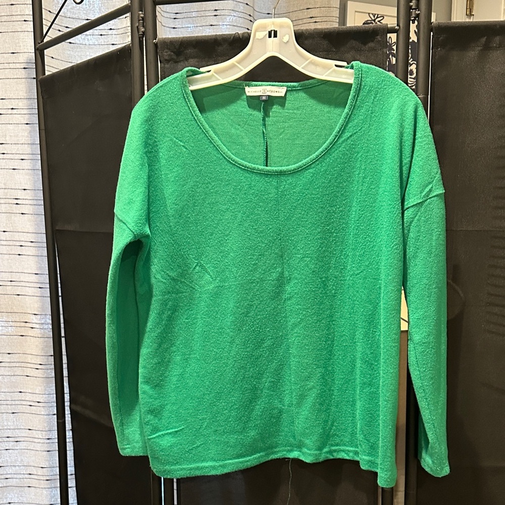 Green Long Sleeve Sweater Michelle McDowell medium